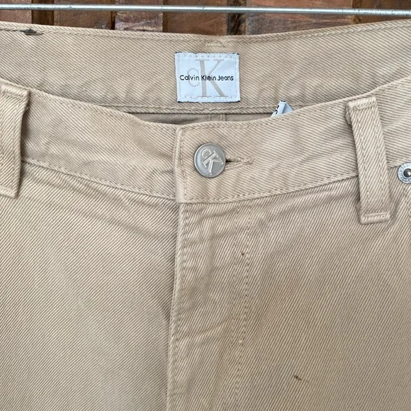 Calvin Klein khaki jeans. 34 new w/o tags